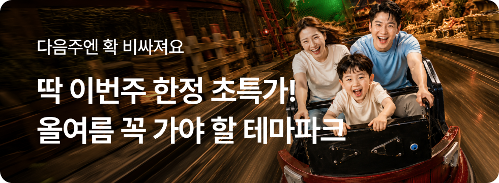 이번주 한정 초특가 테마파크