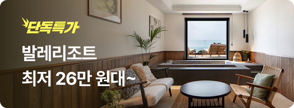 번쩍특가 | 발레리조트