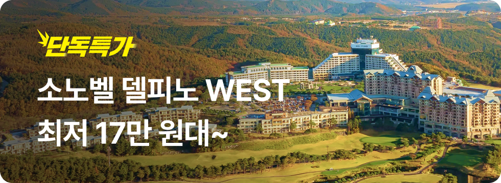 번쩍특가 | 소노벨델피노 west