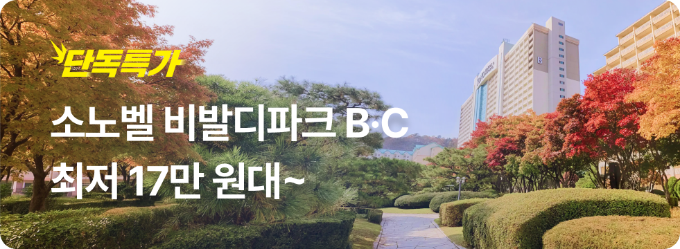번쩍특가 | 소노벨비발디파크bc