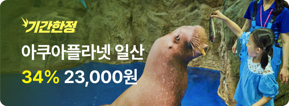 번쩍특가 | 아쿠아플라넷일산