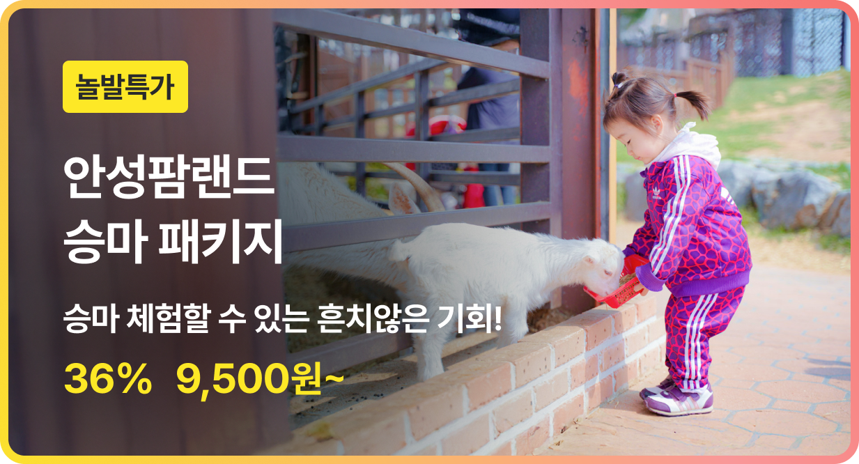 번쩍특가 | 안성팜랜드승마