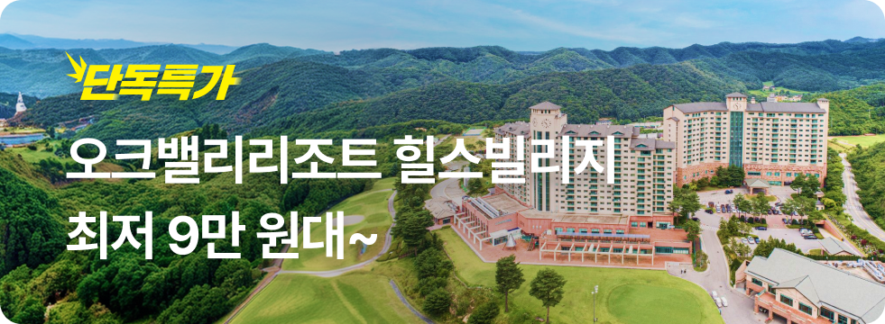 번쩍특가 | 오크밸리 힐스