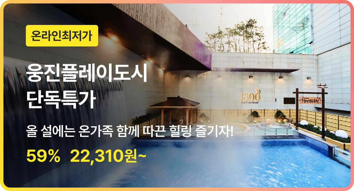 번쩍특가 | 웅진플레이도시단독특가