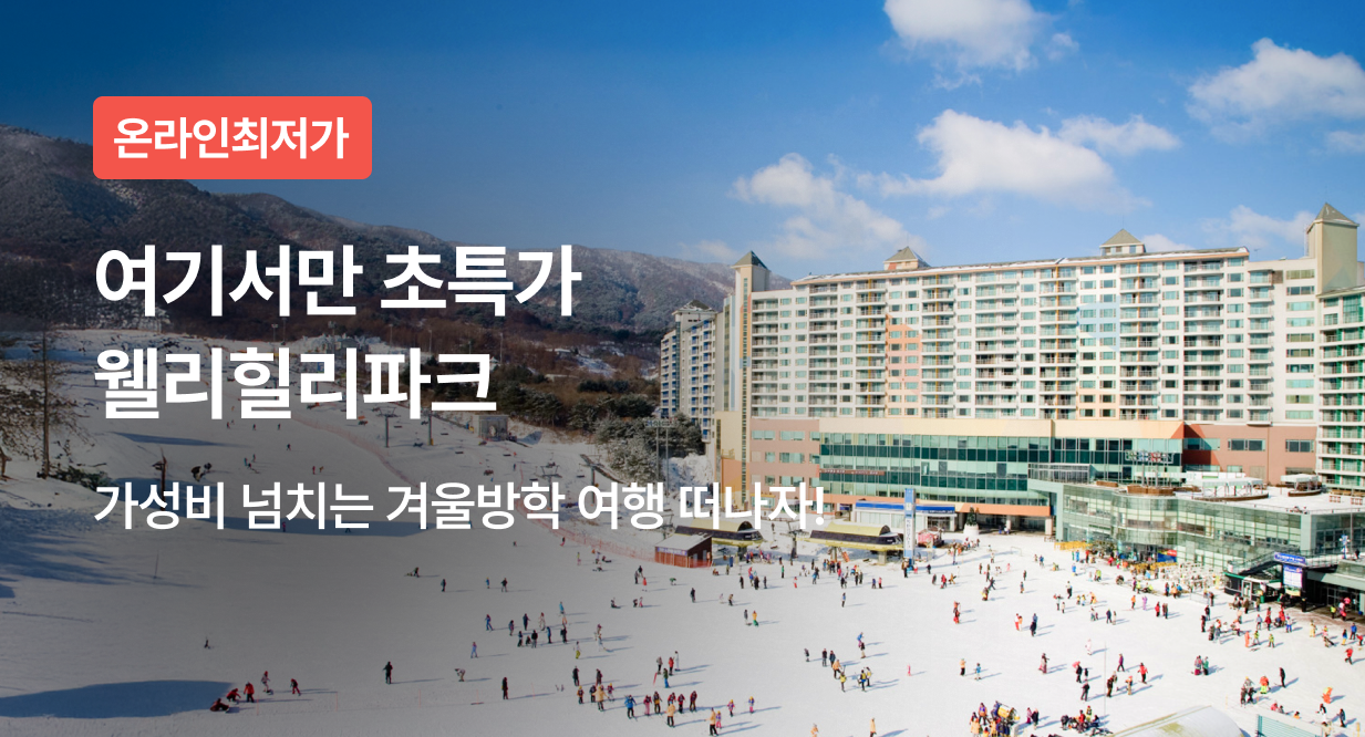 초특가 가성비 여행 웰리힐리파크