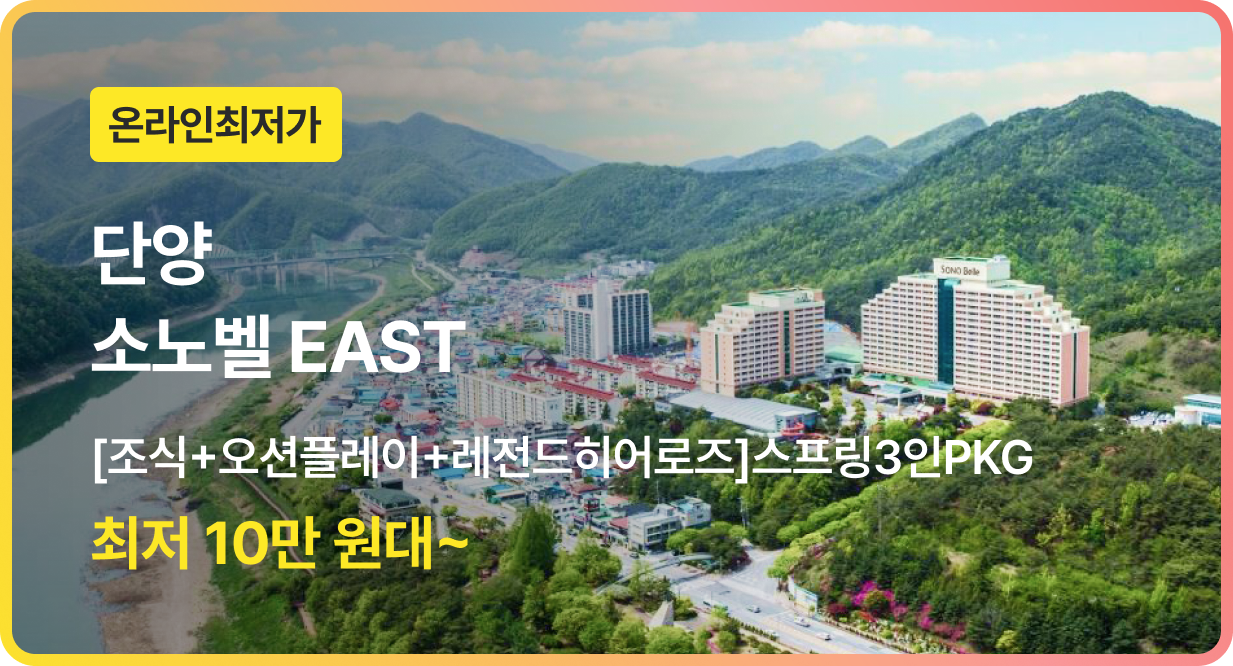 번쩍특가 | 소노벨단양